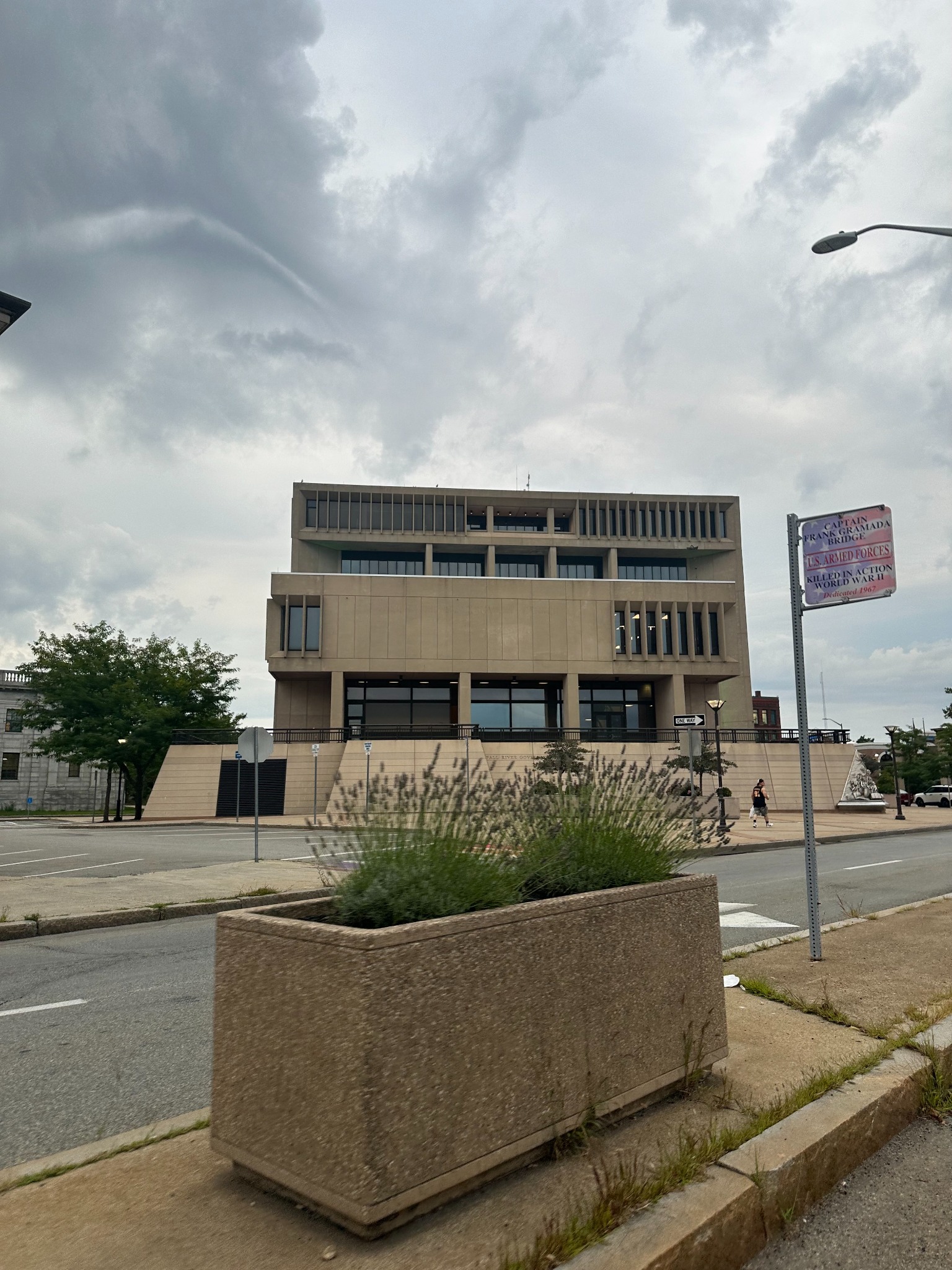 Fall River Government Center and City Hall in downtown Fall River, Massachusetts